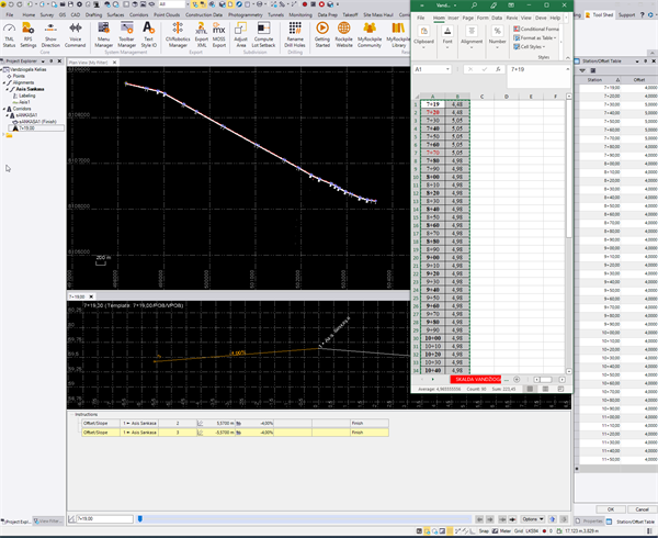 Copy from excel to Instruction Station/Offset 